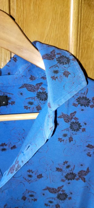 Polo Emidio Tucci Azul Estampado