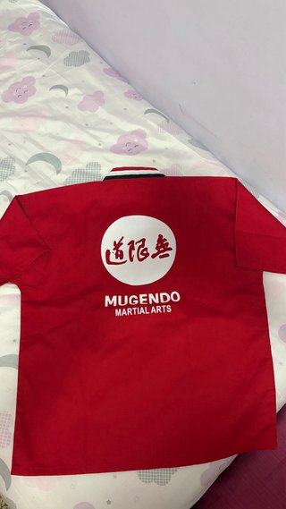 Kimono MUGENDO Talla 160 Rojo/Negro