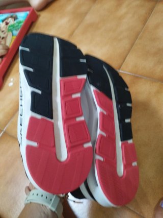 Zapatillas Skechers Niños Blancas/Rojas