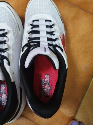 Zapatillas Skechers Niños Blancas/Rojas