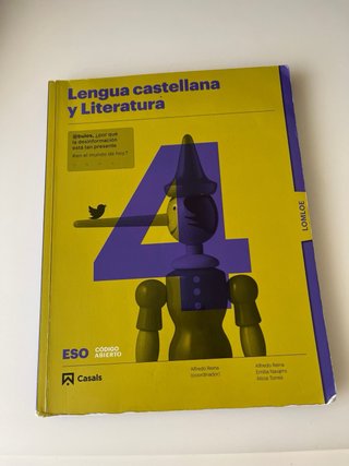 libro lengua castellana y literatura 4 eso