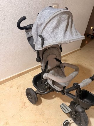 Triciclo 3 en 1 gris