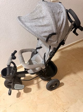 Triciclo 3 en 1 gris