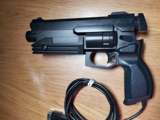 Pistola Sega Saturn Negra Oficial