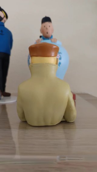 Busto Tintín y Milú 120mm