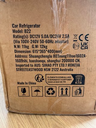 Nevera Portátil Coche 22L 12V/24V