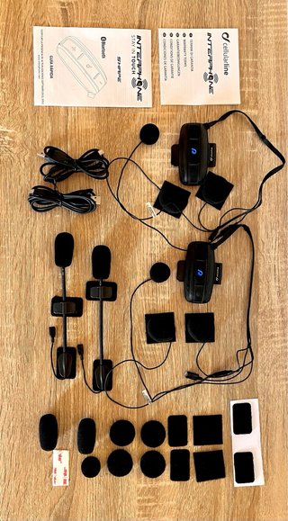 Intercomunicador Moto Interphone Shape Doble