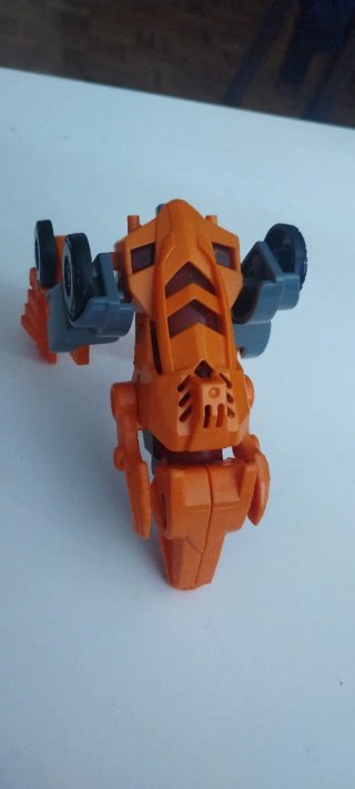 Dinocars Juguete Transformable Azul y Naranja