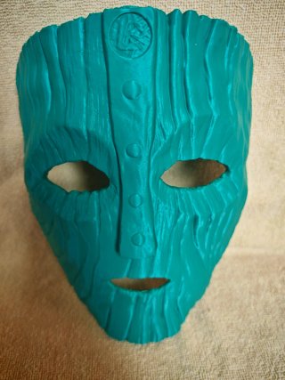 Máscara Decoración 3D Loki Verde