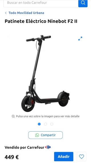 Patinete Eléctrico Segway Ninebot