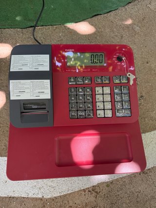 Caja Registradora Casio SE-G1 Roja