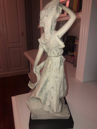 Escultura Ninfa Piedra y Madera