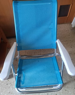 Silla de playa plegable 4  posiciones
