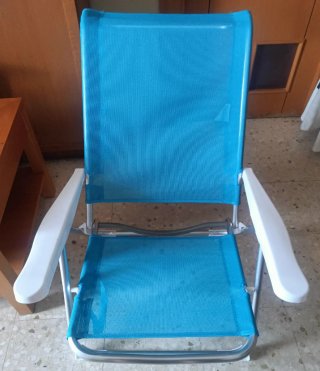 Silla de playa plegable 4  posiciones