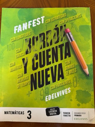 Matemáticas 3, Segundo Ciclo Primaria, FanFest