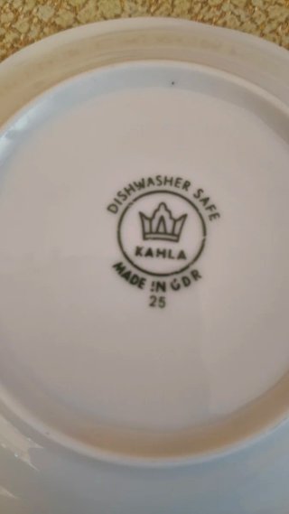 Juego café porcelana alemana KAHLA RDA (Vintage GD