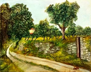 Quadro Mare Tempesta Legno