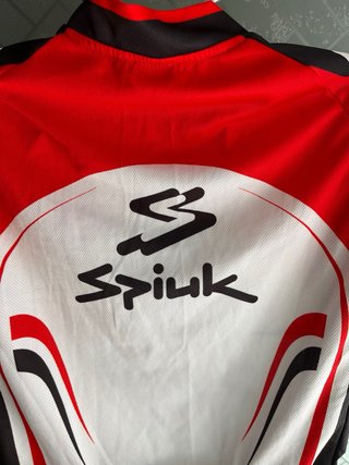 Maillot Ciclismo SPIUK Rojo/Blanco/Negro