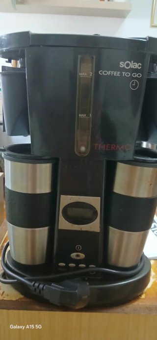 Cafetera Solac Coffee To Go Thermo 2 Vasos
