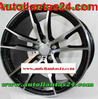 Pack 4 llantas para bmw x6 x5 vintage blac r890666