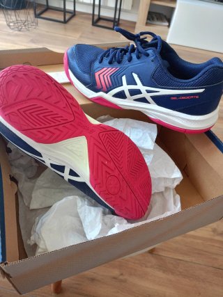 Zapatillas ASICS GEL-DEDICATE Azul/Rosa talla 42