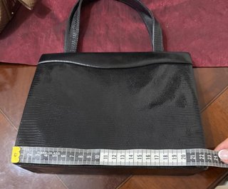 Borsetta vintage pelle nera