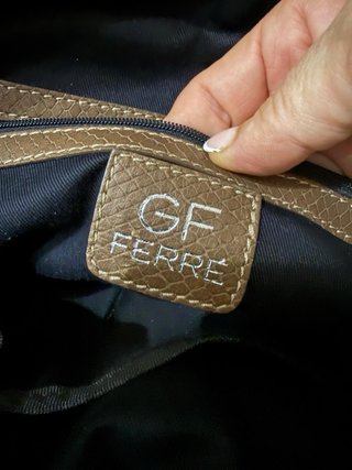 Borsa vintage Gianfranco Ferré marrone