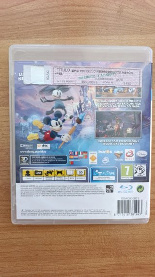 Disney Epic Mickey: O Regresso dos Heróis PS3