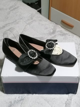 Zapatos lazo diamantes + regalo