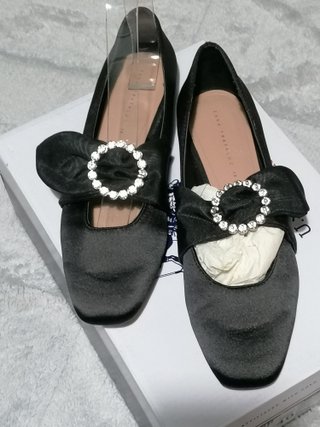 Zapatos lazo diamantes + regalo