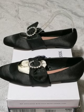 Zapatos lazo diamantes + regalo