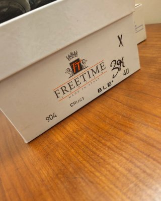 Scarpe Freetime Pelle Blu Uomo Tg 42 Made in Italy