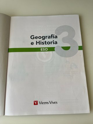 pack dos libros geografía e historia 3 eso