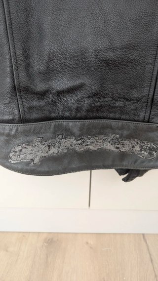 Chaqueta de cuero Alpinestars para moto