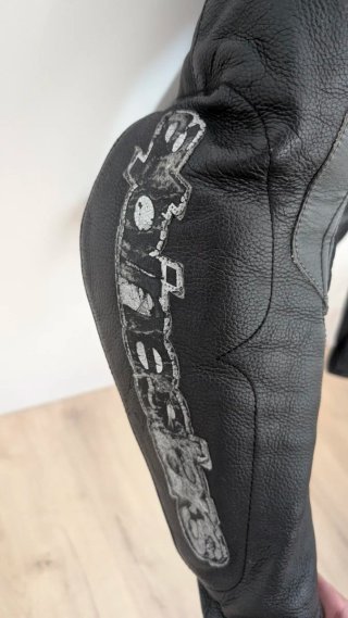 Chaqueta de cuero Alpinestars para moto