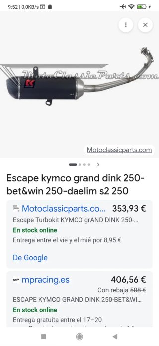 Escape Daelim 250