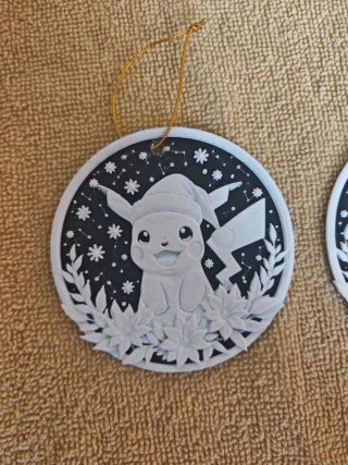 Decoración Navidad Pikachu pack de 2