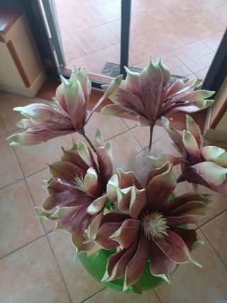 Fiori in gomma flessibili