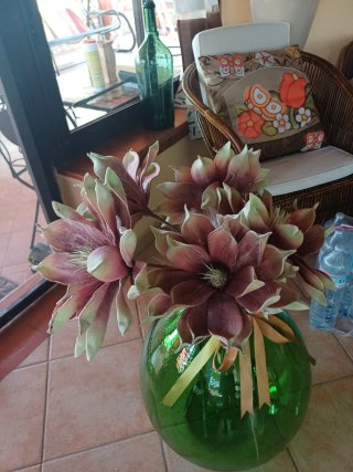 Fiori in gomma flessibili