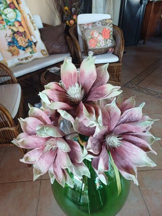 Fiori in gomma flessibili