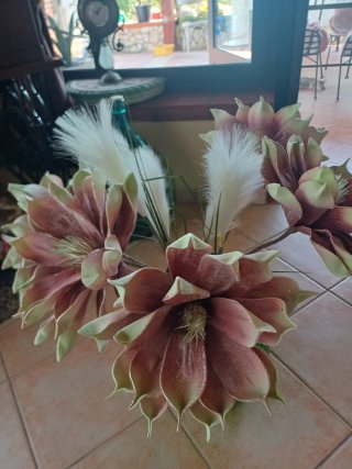 Fiori in gomma flessibili