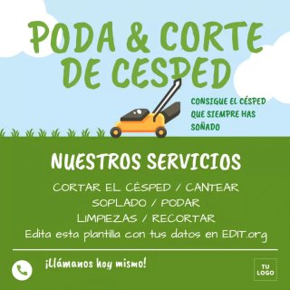 Servicios de poda y corte de césped