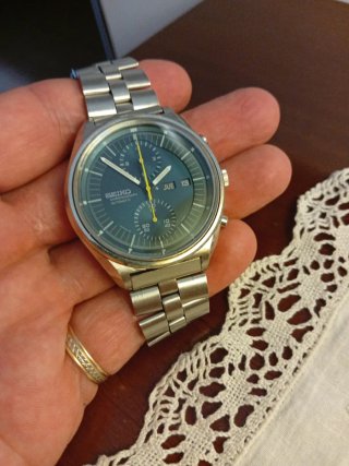 Seiko Cronógrafo Automático Jumbo 1974