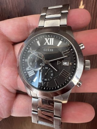 Reloj Guess Atlas Hombre Negro/Plata