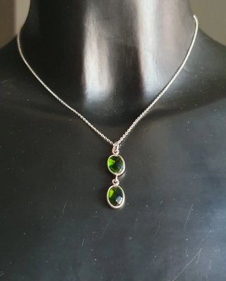 Collana Argento 925 con Peridoto Naturale