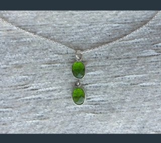 Collana Argento 925 con Peridoto Naturale