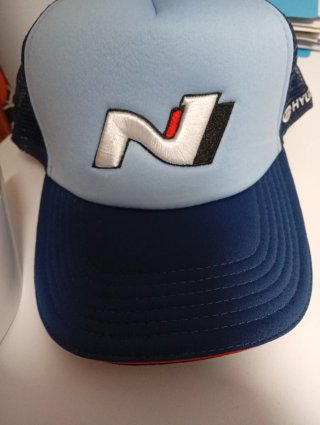 Gorra Hyundai N Competición Azul y Roja