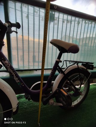 Bicicleta infantil morada