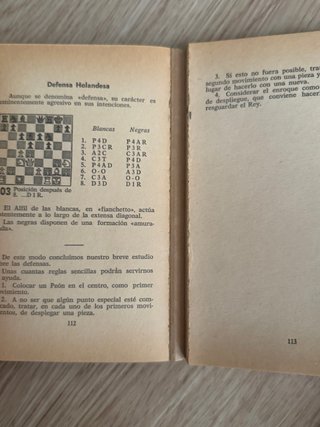 Lote 4 libros de ajedrez colección Bruguera