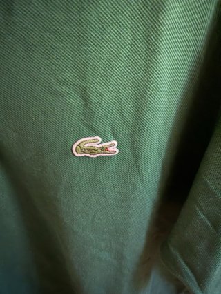 Polo Lacoste Verde Talla L